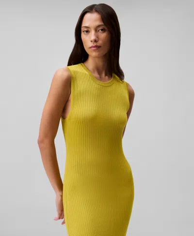 Calvin Klein Women's Ribbed Maxi Dress In Decadent Chocolate