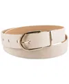 Calvin Klein Women's Modern Harness Buckle Belt In Natural