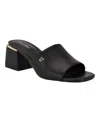 Calvin Klein Rowena Block Heel Sandal In Black