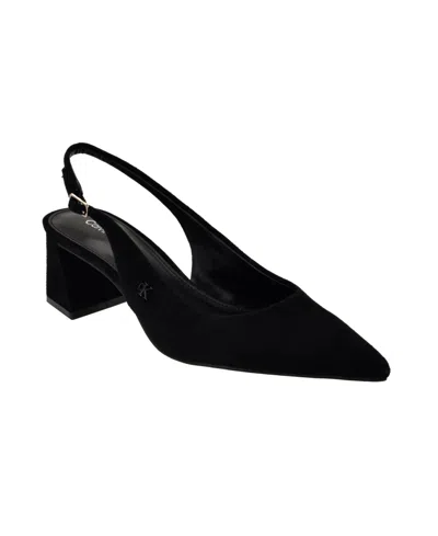 Calvin Klein Women's Sarra Slingback Dress Pumps In Black