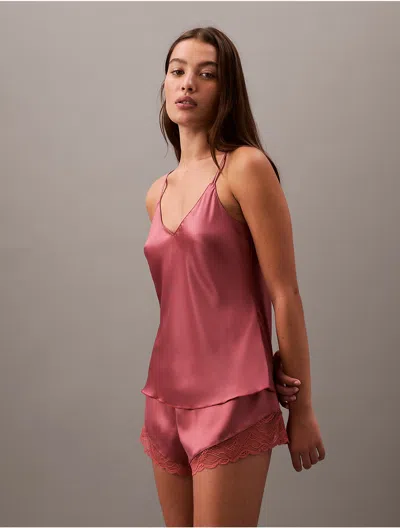 Calvin Klein Women's Satin Sheen Cami In Terrazzo
