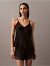 Calvin Klein Women's Satin Sheen Short