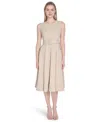 Calvin Klein Women's Scuba Crepe Sleeveless A-line Dress