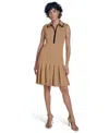 Calvin Klein Women's Scuba Crepe Sleeveless A-line Dress
