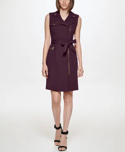 Calvin Klein Women's Scuba Crepe Sleeveless Dress