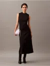 Calvin Klein Women's Tech Stretch Dress In Black Beauty