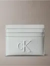 Calvin Klein Women's Sculpted Impression Card Case In Sky Gray