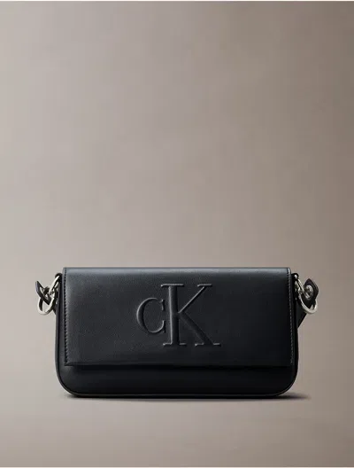 Calvin Klein Women's Sculpted Impression Shoulder Bag In Black