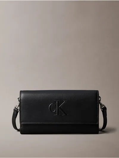 Calvin Klein Women's Sculpted Impression Wallet In Black