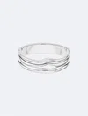 Calvin Klein Women's Sculptural Fluid Shape Hinged Bangle