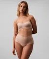 Calvin Klein Women's Second Skin Smoothing Brief Underwear Qf8156