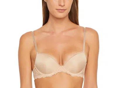 Calvin Klein Women's Seductive Comfort With Lace Demi Bra Women's Bra Bare: 30dd In Neutral