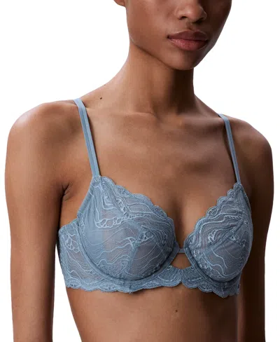 Calvin Klein Women's Sensual Stretch Lace Unlined Full-coverage Bra Qf8120