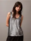 Calvin Klein Women's Sequin Tank Top