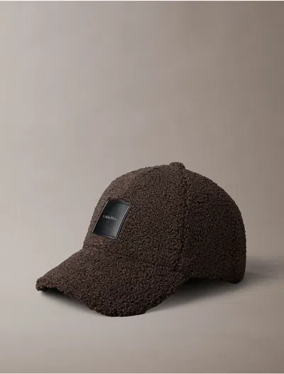 Calvin Klein Women's Sherpa Baseball Cap In Delicioso