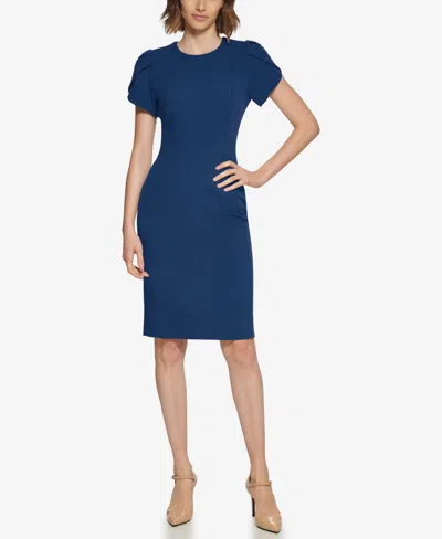 Calvin Klein Women's Short-sleeve Dress In Green