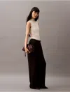 Calvin Klein Wool Tank Top In Chalk