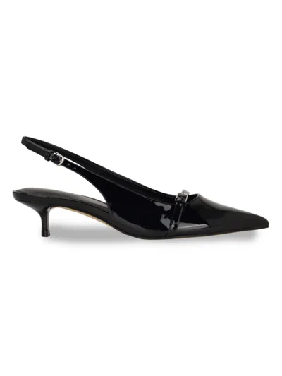 Calvin Klein Women's Simira 37mm Kitten Heel Slingback Pumps In Black