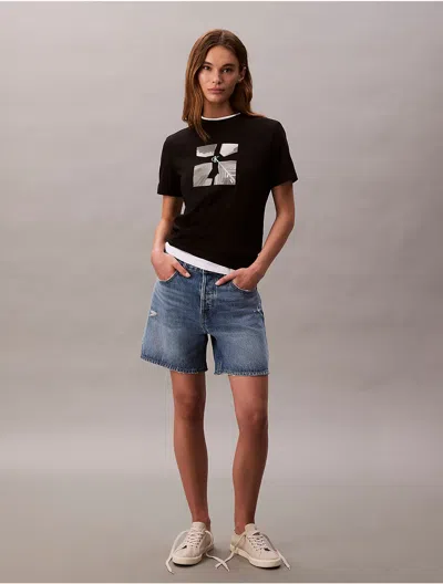 Calvin Klein Women's Skyscraper Graphic Boxy T-shirt