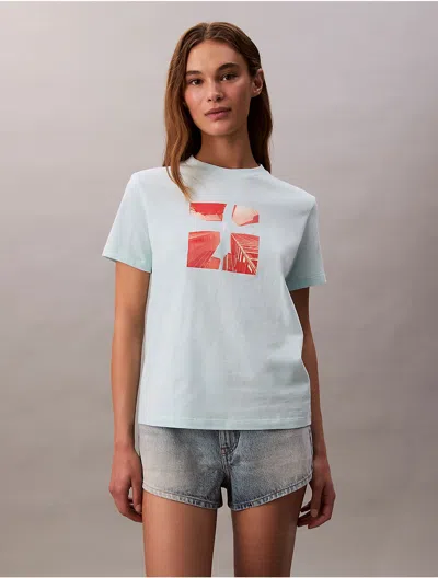 Calvin Klein Women's Skyscraper Graphic Boxy T-shirt