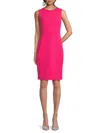 CALVIN KLEIN WOMEN'S SLEEVELESS CREPE SHEATH DRESS