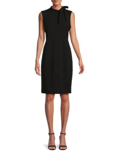 Calvin Klein Women's Sleeveless Mini Dress In Black