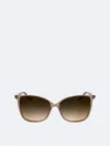 Calvin Klein Women's Slim Butterfly Sunglasses