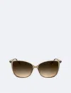 Calvin Klein Women's Slim Butterfly Sunglasses