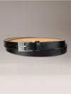 Calvin Klein Women's Slim Harness Buckle Belt In Black