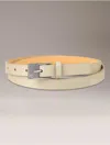 Calvin Klein Women's Slim Harness Buckle Belt In Neutral