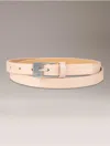 Calvin Klein Women's Slim Harness Buckle Belt In Orange