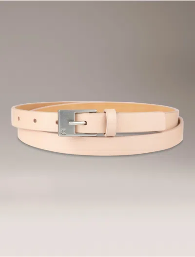 Calvin Klein Women's Slim Harness Buckle Belt In Orange