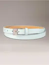 Calvin Klein Women's Slim Harness Buckle Belt In Blue