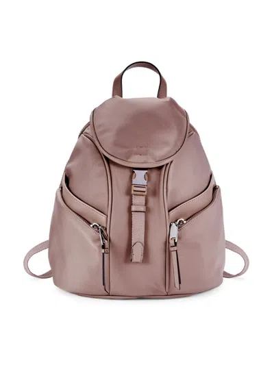 Calvin Klein Women's Small Shay Buckle Backpack In Cocoa