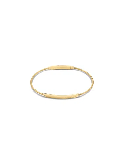 Calvin Klein Women's Smooth Cord Bracelet In Gold
