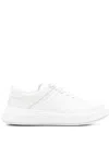 Calvin Klein Embossed-logo Sneakers In Bianco