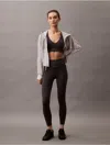 Calvin Klein Women's Soft Stretch Sport 7/8 Leggings In Forged Iron