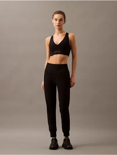 Calvin Klein Women's Soft Stretch Sport Jogger In Black Beauty