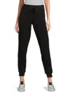 Calvin Klein Women's Solid Drawstring Joggers In Black