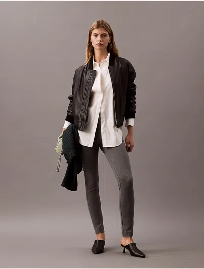 Calvin Klein Women's Solid Ponte Skinny Pants