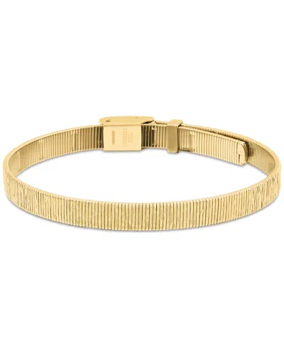 Calvin Klein Women's Sophisticated Texture Stainless Steel Bracelet In Gold