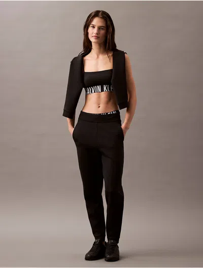 Calvin Klein Women's Spacer Knit Joggers In Black
