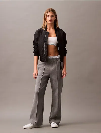 Calvin Klein Women's Spacer Sweatpants In Medium Grey Heather