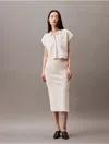Calvin Klein Women's Split Hem Midi Skirt