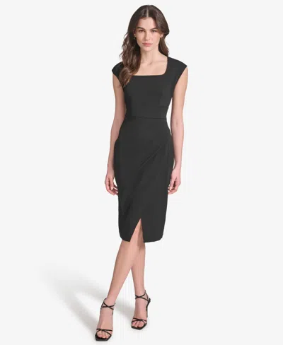 Calvin Klein Women's Square-neck Sheath Dress
