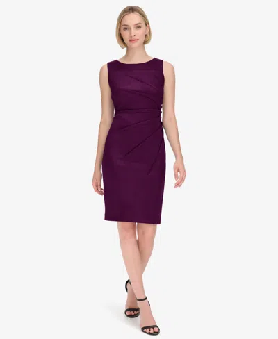 Calvin Klein Women's Starburst Sleeveless Dress In Purple