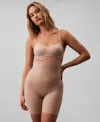 Calvin Klein Women's Stay-put Stretch Short In Brown
