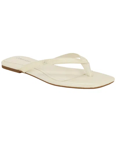 Calvin Klein Women's Stelea Flat Thong Sandals