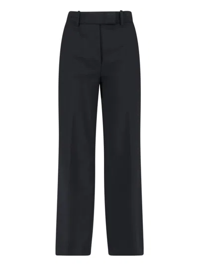 Calvin Klein Women's Stretch Tailored Trousers In Black