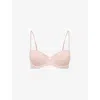 Calvin Klein Womens Subdued Sculpt Lift Stretch-recycled Nylon Balconette Bra In Subdued